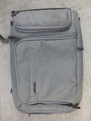 eBags Pro Slim Laptop Backpack Gray Professional Weekender  EB2146-16 Bag EUC