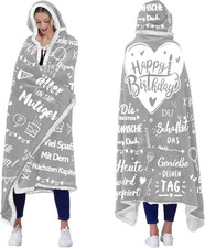 Geburtstagsgeschenke Für Frauen, Decke Mit Ärmeln Geschenke Zum 18 Geburtstag Mä