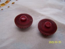 Bouton Ancien En Galalithe Bordeaux – Mercerie Vintage – Lot De 1 à 10 Pièces – Occasion