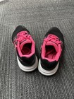 Nike Downshifter  6 Size 11.5  Toddlers Girls Black Hot Pink Shoes — photo 5