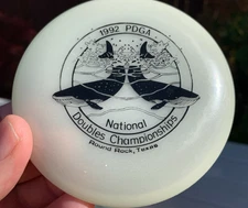 1992 PDGA (Ultra Rare) GLOW  Mini Disc Golf Innova (Free Frisbee Pin) OOP #M180