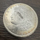 1921 Morgan Silver Dollar - 90% Silver - Philadelphia Mint BU Toner - Lot L