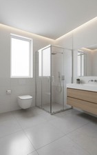 BOX DOCCIA ANGOLARE IN VETRO TEMP 6mm TRASPARENTE SCORREVOLE CROMO 16 CUSCINETTI