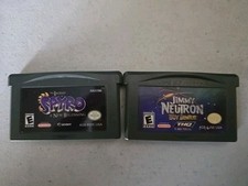 Legend of Spyro: A New Beginning & Jimmy Neutron Boy Genius Gameboy Advance 