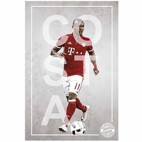 Fc Bayern MüNchen Poster Fussballspieler Douglas Costa Fc Bayern MüNchen Shop-image