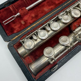 Vintage 1922 William S. Haynes Handmade Silver Flute SN #6639
