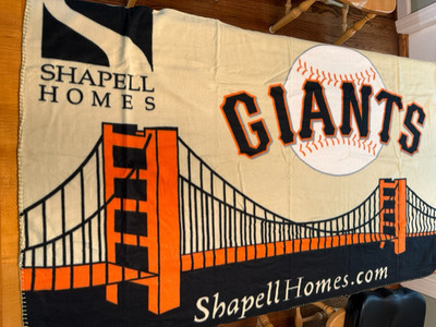 NISB San Francisco SF Giants Shapell Homes Blanket SGA