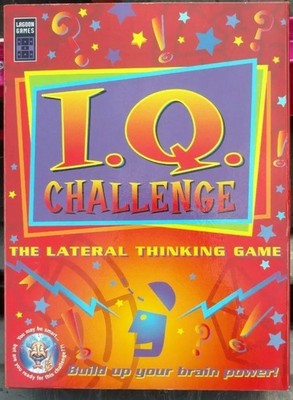 IQ Challenge The Lateral Thinking Game Lagoon Games Puzzle Game NEW