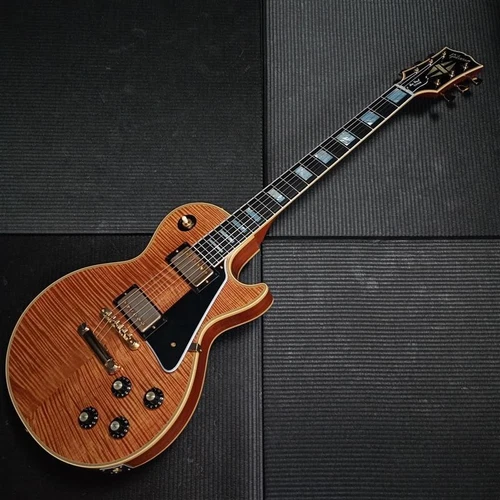 Gibson Custom Shop 1968 Les Paul Aaa Torrefied Top Vos Antique Natural Safe deli