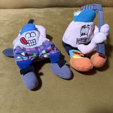 Vintage 1998 Silly Slammers Plush Lot of 2 Sports Golfers PGA Tour Golf 34 35