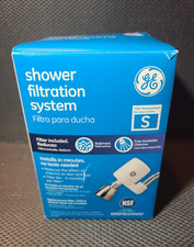 NEW GE Shower Filter System Reduces Hard Water & Chlorine Sediment GXSM01HWW