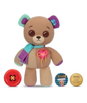 Thready Bear Interactive 14'' Plush Make A Wish & Comes to Life 70+ Expressions