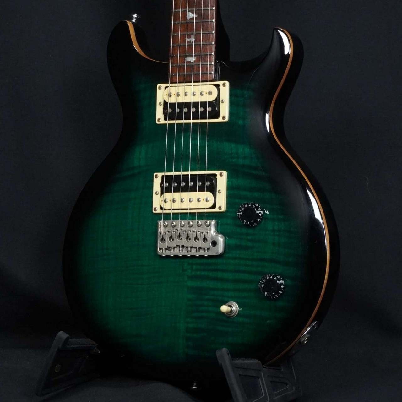 Paul Reed Smith PRS Se Santana Emerald Green Used Electric Guitar 2013