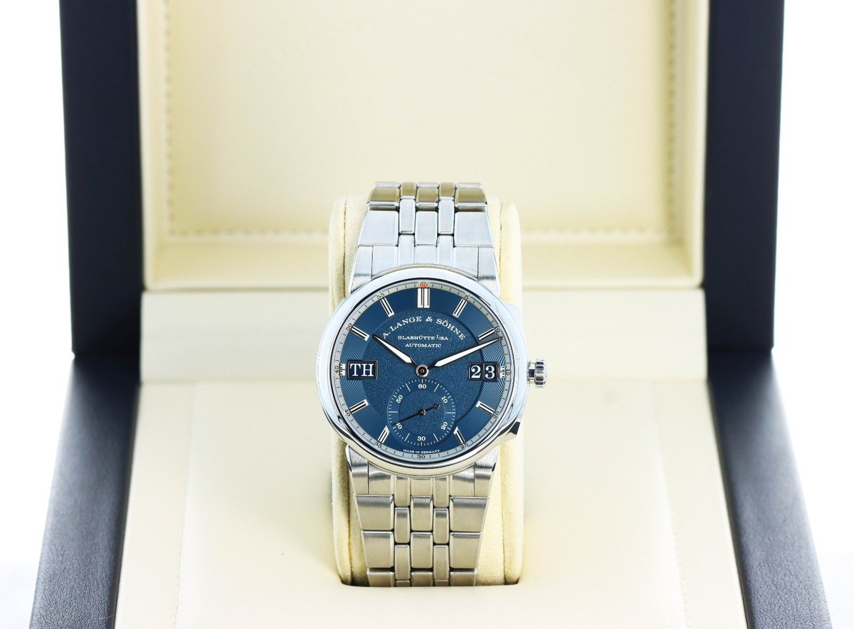 オジパン A. Lange & Sohne Odysseus, Blue Dial - Stainless Steel on Bracelet