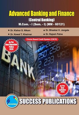 Central Banking,First Year ,[.],Sem-I-English Nikam Taschenbuch Englisch 2023