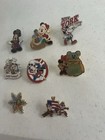 Disney Set Of 8 Holiday Pins Mickey Goofy Pluto Christmas Halloween 4th Of July — photo 3