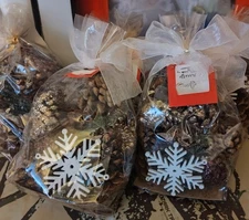 Bundle Christmas Bowl Fillers, Tree Topper, & Ornaments