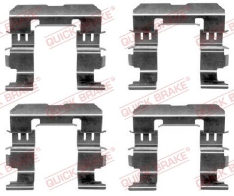 Quick Brake ZubehöRsatz, Scheibenbremsbelag 109-1612 FüR Suzuki-image