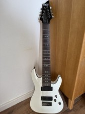Schecter Diamond Omen 8 String Electric Guitar In Vintage White