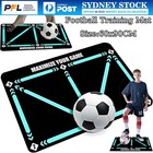 Soccer Footwork Equipment Soccer Training Mat Football Footstep Carpet Anti-Skid