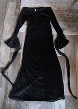 Damen Halloween Kostüm (Motricia) Maxikleid ...