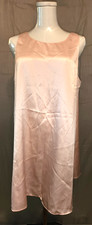 Vintage Victorias Secret Gold Label Pink Satin Lingerie Cami Sleep Top Large P1
