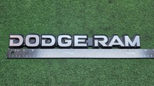 1981-1993 Dodge Ram Truck D250 D350 W250 Dodge Ram Tailgate Emblem Oem 81-93