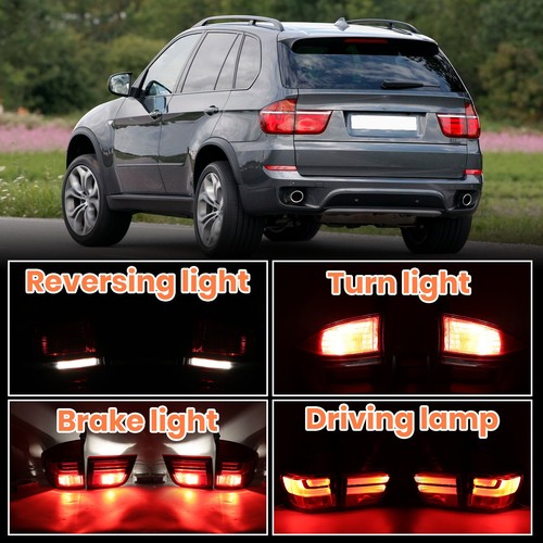 Tail Light LED Rear Lamps Brake For BMW E70 X5 2007-2012 2013 Outer+Inner 1Set - Picture 4 of 11