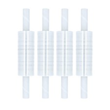 EXTENDED CORE CLEAR PALLET STRETCH-SHRINK WRAP PARCEL PACKAGING ROLLS