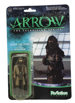 Funko ReAction Arrow TV Series Dark Archer 3.75'' Action Figure Retro New Sealed