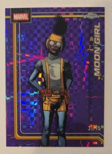 2026 Topps Chrome Marvel Moon Girl #138 Purple X-Fractor /75