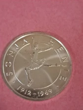 RARE 100 Daler Asker & Berums  Sonja Henie Fantasy Coin EUC