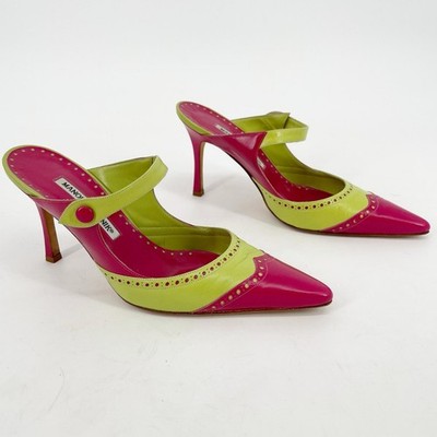 靴 MANOLO BLAHNIK Rare Manolo Blahnik Cherry Heels (36.5) – The Vintage Ave
