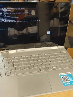 HP Envy x360 Convertible 15m-ed0xxx Core i7-1065G7@1.30GHz, 8GB RAM , FOR PARTS - image 1 of 4