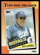 1990 Topps Dick Howser Kansas City Royals #661