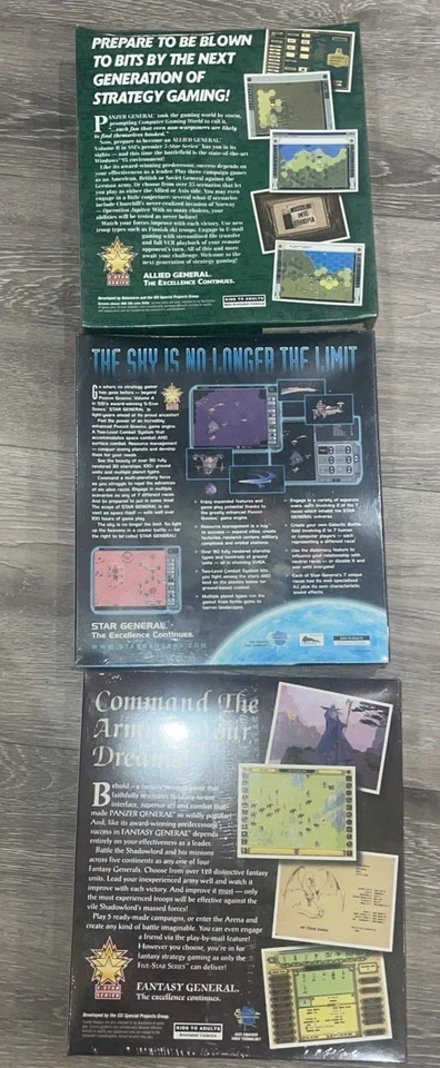 Big Box Factory Sealed Lot X3: Fantasy General | Star general | Allied General - Image 3 of 4