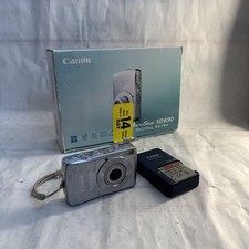 Canon PowerShot SD630 ELPH 6MP Digital Camera w/Battery,Charger - Tested  Works