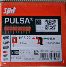 Spit Pulsa Nails 22mm WITH GAS 2026