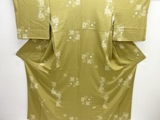 Swirl Cherry Blossom Kimono Fine Pattern Silk Used Traditional Japan
