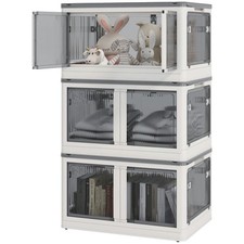 Produktbild - Aufbewahrungsbox Truhe 69L Stapelbare Auflagenbox mit Zugang Refurbished