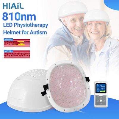 810nm Near InfraredLight Brain Photobiomodulation Helmet for Alzheimer Parkinson