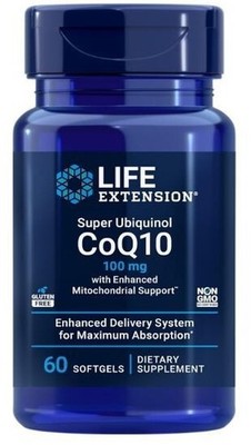 Super Ubiquinol CoQ10 100mg Enhanced Mitochondrial Support 60SGs