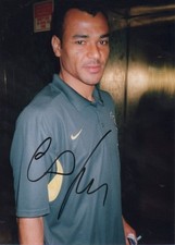 Cafu Autogramm signed 15x21 cm Bild
