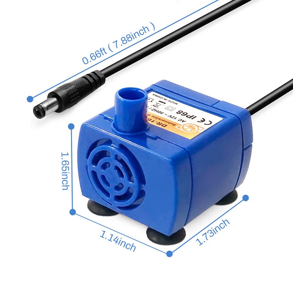 waterproof-and-easy-to-clean-electric-water-pump-for-pet-fountain