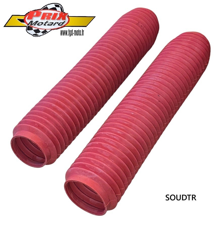 Soufflet de fourche Honda XLR 250 R en caoutchouc de 370mm pour stopper la boue et la poussière