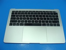 MacBook Air A1932 2018 MRE82LL 13" Top Case Palmrest NO Battery Silver 661-12593