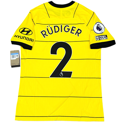 2021/22 Chelsea Authentic Away Jersey #2 Rudiger Medium Nike