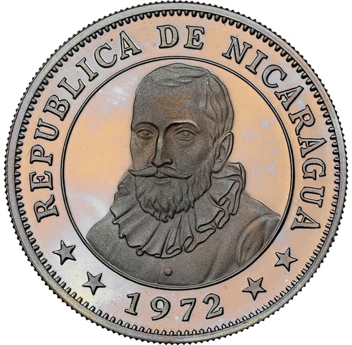 Nicaragua - 1972 5pc Proof Set - NGC PF68 & PF67 - INCREDIBLE QUALITY!