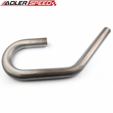 3" inch 76mm 180 + 45 Degree U J Combo Mandrel Bend SS409 Turbo Intercooler Pipe