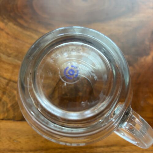 Taza de café transparente de vidrio grabado Disney Minnie Mouse Francia "Debbie" 4" de alto - Imagen 6 de 8
